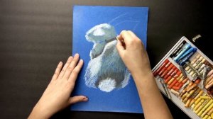 МАСЛЯНАЯ ПАСТЕЛЬ • Как нарисовать зайчика • Как рисовать пастелью