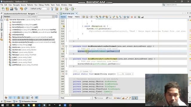 ApachePOI Library + Program Java Konverter Txt To Doc & Docx #2