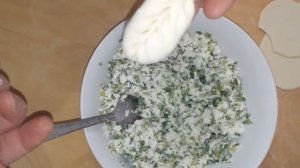 вареники с черемшой ,с творогом и крапивой