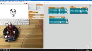 #mBlock - Урок 006 - Arduino Робото-тележка управление с клавиатуры компьютера по USB или Блютуз
