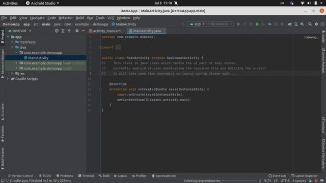 Hello World in Android Studio - Step by Step Guide to Create Your First Project in Android Studio