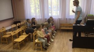 Открытое занятие по логоритмике мл. группа