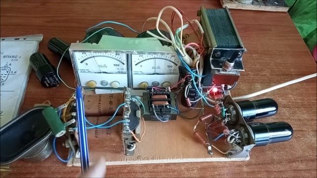 Двухтактный ламповый усилитель. Подбор ламп в пары. смотреть онлайн