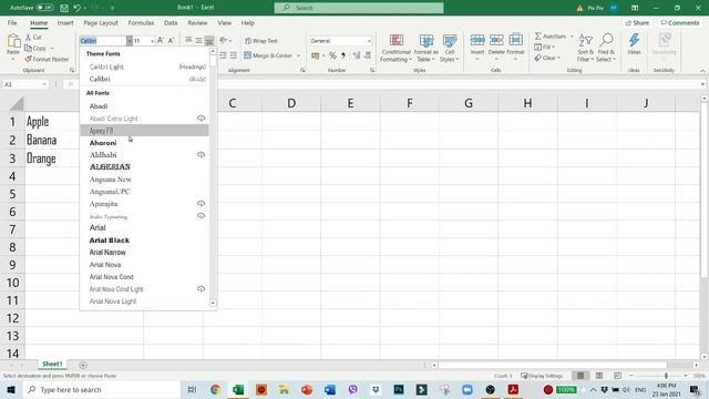 MS Excel Tutorial for Beginner Part 1