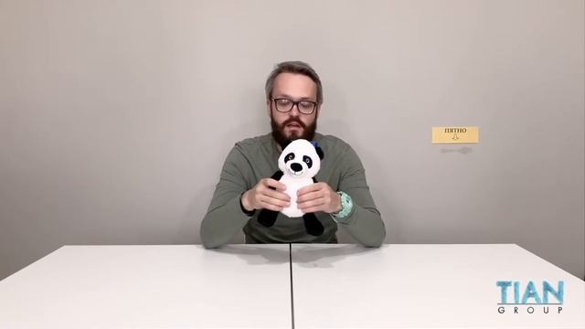 Игрушка для собак TRIXIE (Трикси) "Панда", плюш, 26см, с пищалкой (35674) LIVE Обзор смотреть онлайн