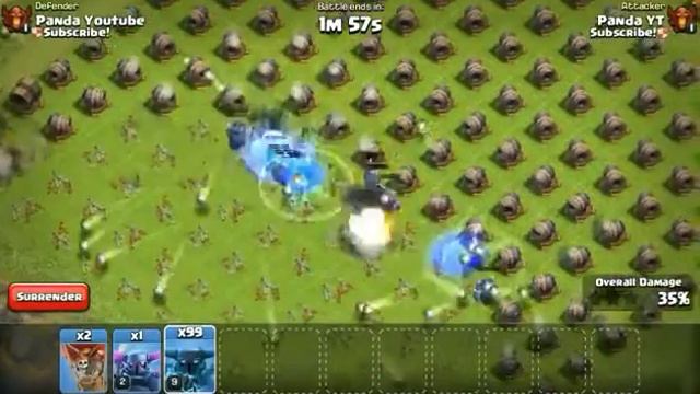 Супер Пекка vs База из гигантских пушек!Я Вернулся смотреть онлайн