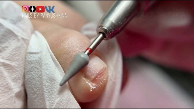 Аппаратный педикюр и покрытие ЛАКОМ для ногтей  #аппаратныйпедикюр #курсыпедикюра #ногтимосква