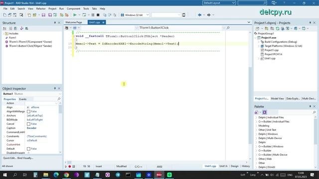 IdEncoderXXE And IdDecoderXXE C++ Builder.