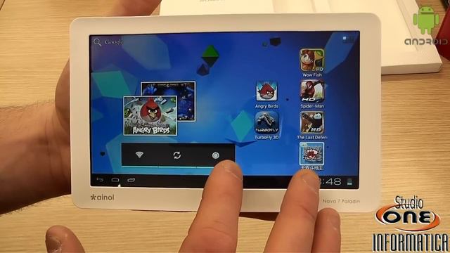 TABLET 7" Ainol Novo7 PALADIN - Android 4.0 HD Screen 1GB Rom Xburst Cpu Dual Core смотреть онлайн