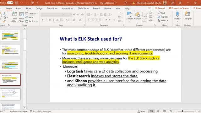 Lec30-How To Monitor Spring Boot Microservices Using ELK Stack смотреть онлайн