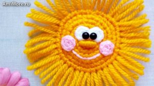 Амигуруми: схема Топпер Солнышко | Игрушки вязаные крючком