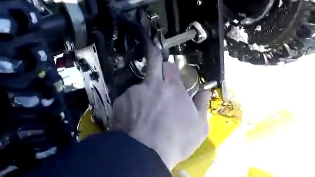 ремонт возвратной пружины диска снегоочистителя Master смотреть онлайн