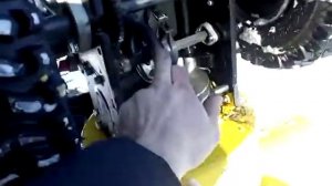 ремонт возвратной пружины диска снегоочистителя Master