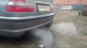 Злой выхлоп на БМВ