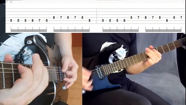 Three Days Grace - Riot (Cover + TAB) смотреть онлайн