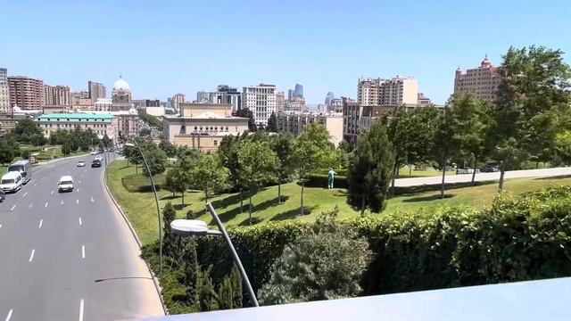 Баку.Зимний парк.Мечеть Тязя Пир смотреть онлайн