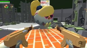 я со своей сестрёнкой играл #игры #чикенган #чикенган #майнкрафт #игры @Амир45к