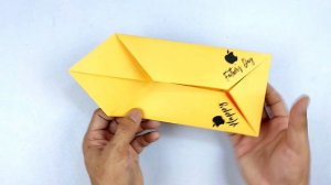 DIY - 2021 Surprise Message Card for FATHER'S DAY | Pull Tab Origami Envelope Card for BEST DADDY