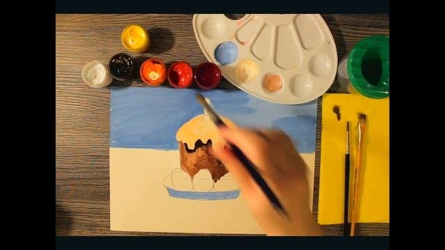 Урок живописи. Пасхальный натюрморт.