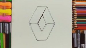 How to Draw the Renault Logo - Renault Automobile