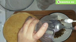 Налистники (блины) с творогом и изюмом в духовке.