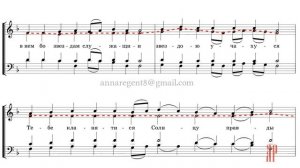 Тропарь Рождества Христова, греческий распев, изл. Д. Трубачева - Альтовая партия