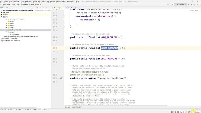 Multithreading Complete Tutorial - Thread Priorities and yield() #Part5 смотреть онлайн