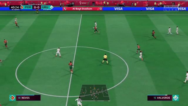 ЧМ 2022 2-тур..ПОРТУГАЛИЯ v УРУГВАЙ прогноз ФИФА 23 смотреть онлайн