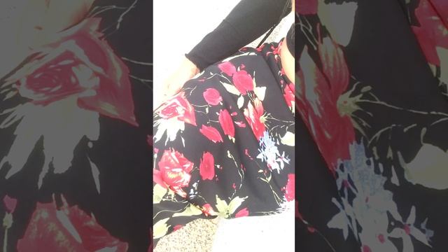 #shorts - (Intro) Black Crop Top & Floral Skirt - #croptop  #casualoutfits