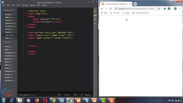 17 ||  Get Post in PHP|| Build in Functions || PHP  8 || #code