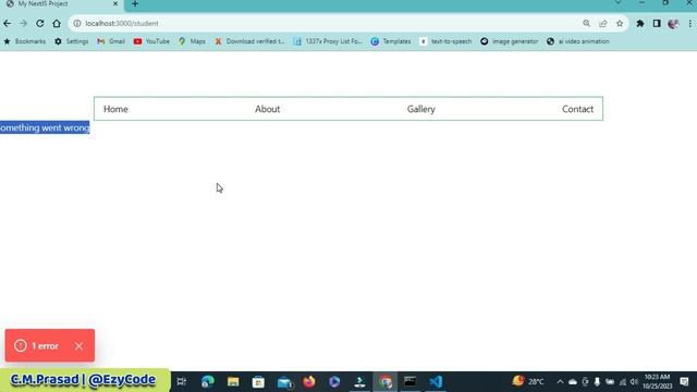 Error Handling in Next.js 13.5: A Comprehensive Guide by EzyCode