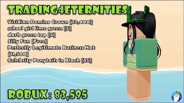 Top 5 Roblox Outfits with Viridian Domino Crown (Part #1) смотреть онлайн