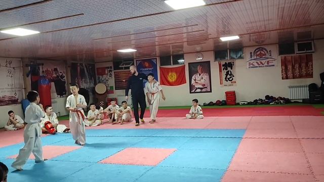 Karate Kyokushin sparring KWF Kyrgyzstan ?? бой,kids bojo Shevchenko2023 #karatekids312#arifloyanov смотреть онлайн