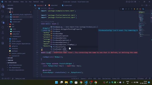 New Flutter + Firebase Course 2022 {PART 2} - Firebase Setup to Flutter Web Application.