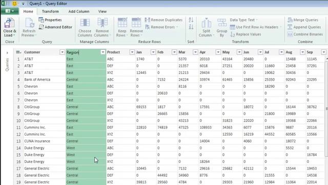 Excel - Introduction to Power Query - Combine all Files in a Folder and Unpivot - Episode 1956