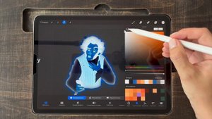 Обводка для стикера в Procreate - легко