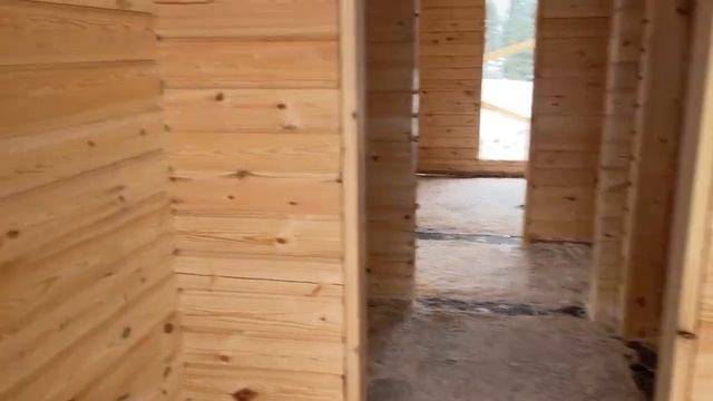 Деревянный дом. Строительство деревянного дома . Сборка домокомплекта