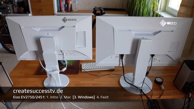 EIZO FlexScan - 24 vs 27 Zoll für Videoschnitt (EV2750 EV2451) смотреть онлайн