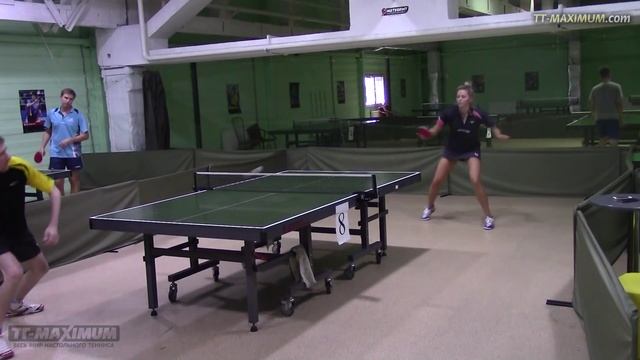 Slow Motion Bilenko Tetyana BH chopping technique, МСМК Татьяна Биленко техника подрезки слева смотреть онлайн