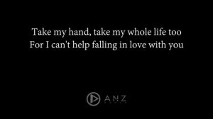 Can't Help Falling In Love - Elvis Presley ( Acoustic Karaoke )