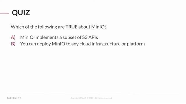 MinIO for Developers - Session 7: Quiz and Summary Sessions 1-7 смотреть онлайн