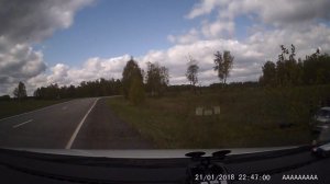 Вылетел перед нами