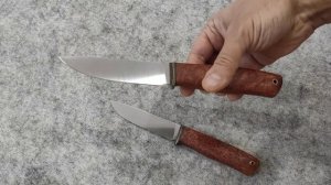 Нож из ламината, центр ZDP-189 в обкладках ATS-34, кап амбойны