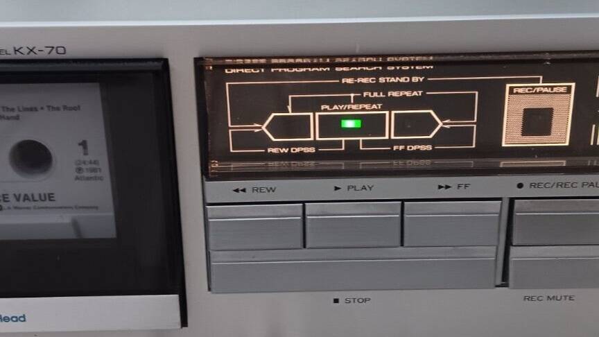 Стереокассетная дека Kenwood Kx - 70-Япония-1981-1983-год