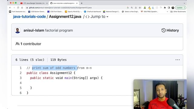 Java Bangla Tutorials 45 : Assignment 12 | sum of m to n number смотреть онлайн
