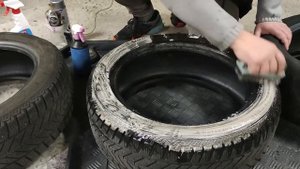 Как отмыть покрышку своими руками недорого))