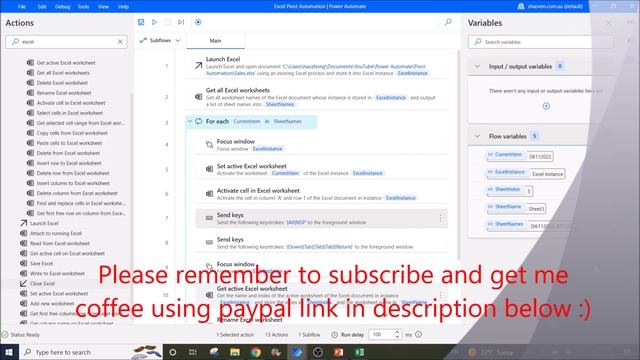 Automate pivot Excel tables in different sheets and rename the pivot sheet - Power Automate Deskto смотреть онлайн
