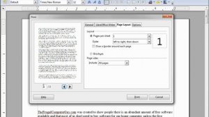 LibreOffice-Writer (7) Print Dialog Box