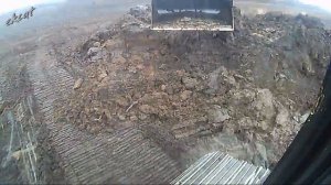 Устройство водоотводного коллектора с фильтром на болоте Device drainage collector