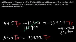 Specific Heat Capacity Problems & Calculations - Chemistry Tutorial - Calorimetry